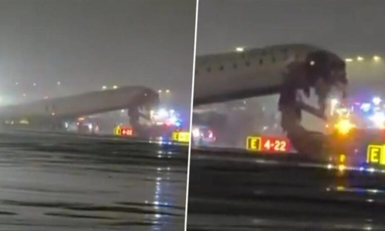 Air Canada Express Flight Collides with Fire Truck at LaGuardia, 2 Dead